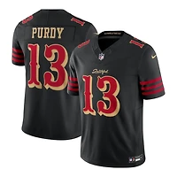 San Francisco 49ers Brock Purdy Black Rivalries Collection Nike Stitched Limited Jersey