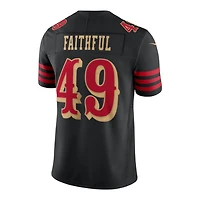 San Francisco 49ers The Faithful Black Rivalries Collection Nike Stitched Limited Jersey