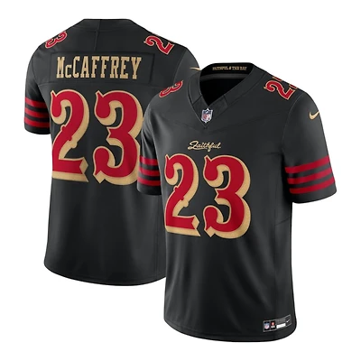 San Francisco 49ers Christian McCaffrey Black Rivalries Collection Nike Stitched Limited Jersey