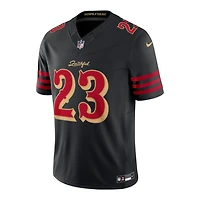 San Francisco 49ers Christian McCaffrey Black Rivalries Collection Nike Stitched Limited Jersey