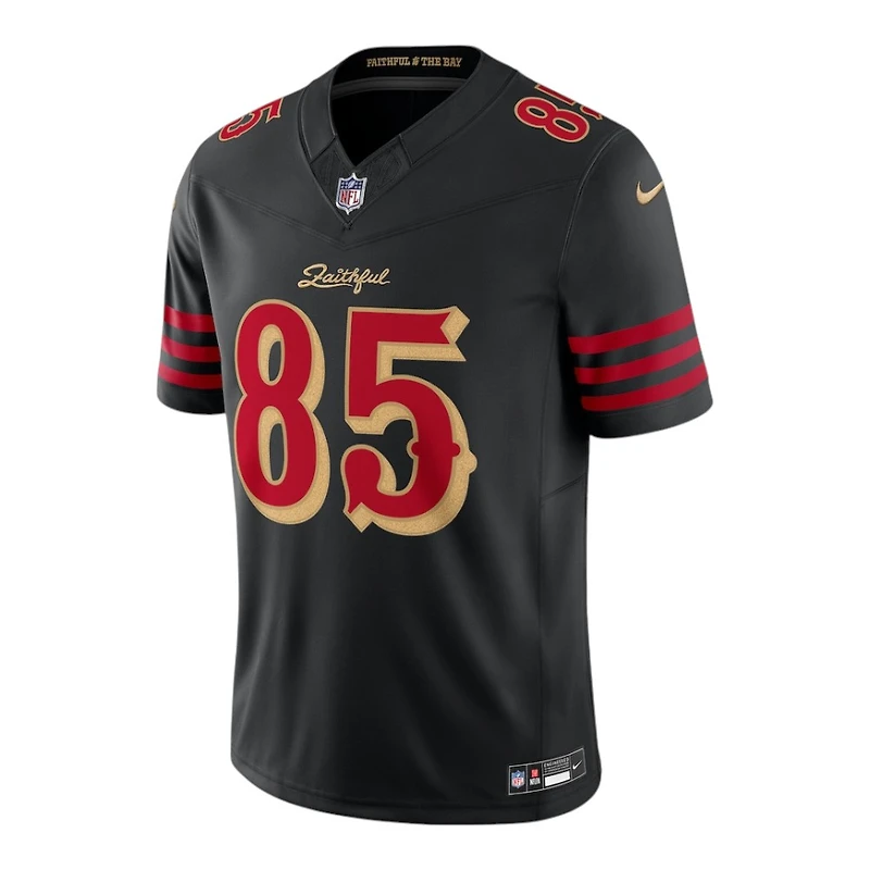 San Francisco 49ers George Kittle Black Rivalries Collection Nike Stitched Limited Jersey