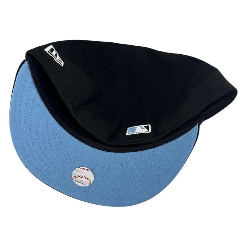 Los Angeles Dodgers Black City Connect Back to Champs Patch Icy UV New Era 59FIFTY Fitted Hat