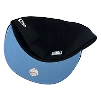 Los Angeles Dodgers Black City Connect Back to Champs Patch Icy UV New Era 59FIFTY Fitted Hat