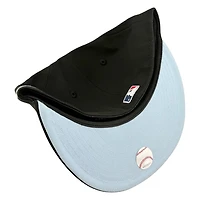 Los Angeles Dodgers Black 2025 WS Champions Patch Icy Blue UV New Era 59FIFTY Fitted Hat