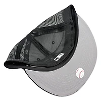 Los Angeles Dodgers Black Trucker Mesh Back Grey UV New Era 59FIFTY Fitted Hat
