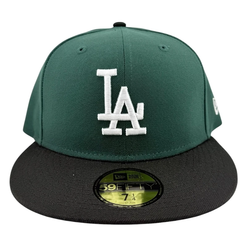 Los Angeles Dodgers Black and Two Tone Grey UV New Era 59FIFTY Fitted Hat