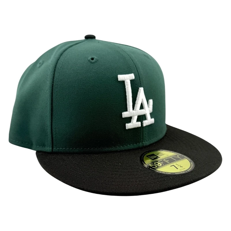 Los Angeles Dodgers Black and Two Tone Grey UV New Era 59FIFTY Fitted Hat