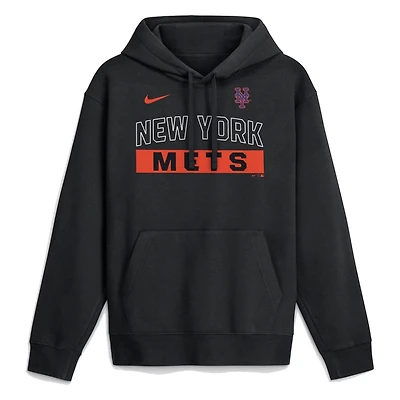 New York Mets Black Primetime Club Nike Hoodie