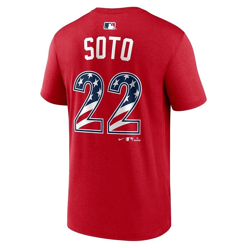National League Juan Soto 2026 All-Star Game Sport Red Name & Number Nike T-Shirt