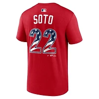 National League Juan Soto 2026 All-Star Game Sport Red Name & Number Nike T-Shirt