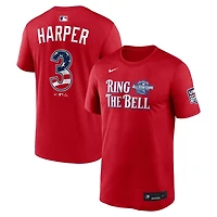 National League Bryce Harper 2026 All-Star Game Sport Red Name & Number Nike T-Shirt