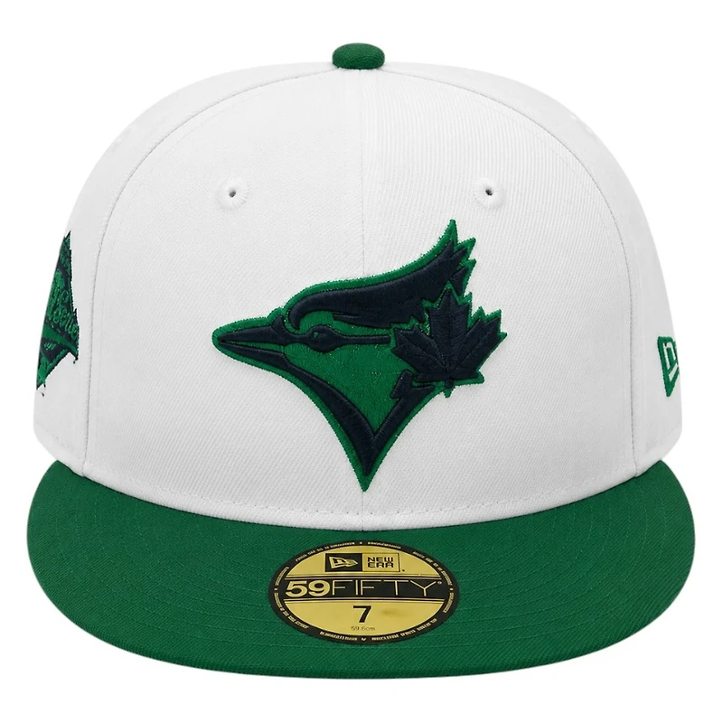 Toronto Blue Jays White and Green 1993 World Series Patch New Era 59FIFTY Fitted Hat
