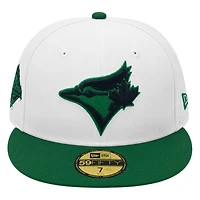 Toronto Blue Jays White and Green 1993 World Series Patch New Era 59FIFTY Fitted Hat