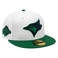 Toronto Blue Jays White and Green 1993 World Series Patch New Era 59FIFTY Fitted Hat