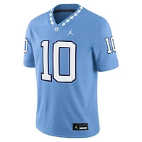 North Carolina Tar Heels Drake Maye Light Blue Jordan Game NCAA Football Jersey