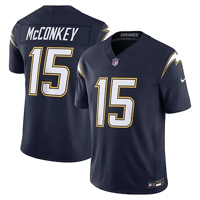 Los Angeles Chargers Ladd McConkey Navy Alternate Nike Vapor F.U.S.E Stitched Limited Jersey