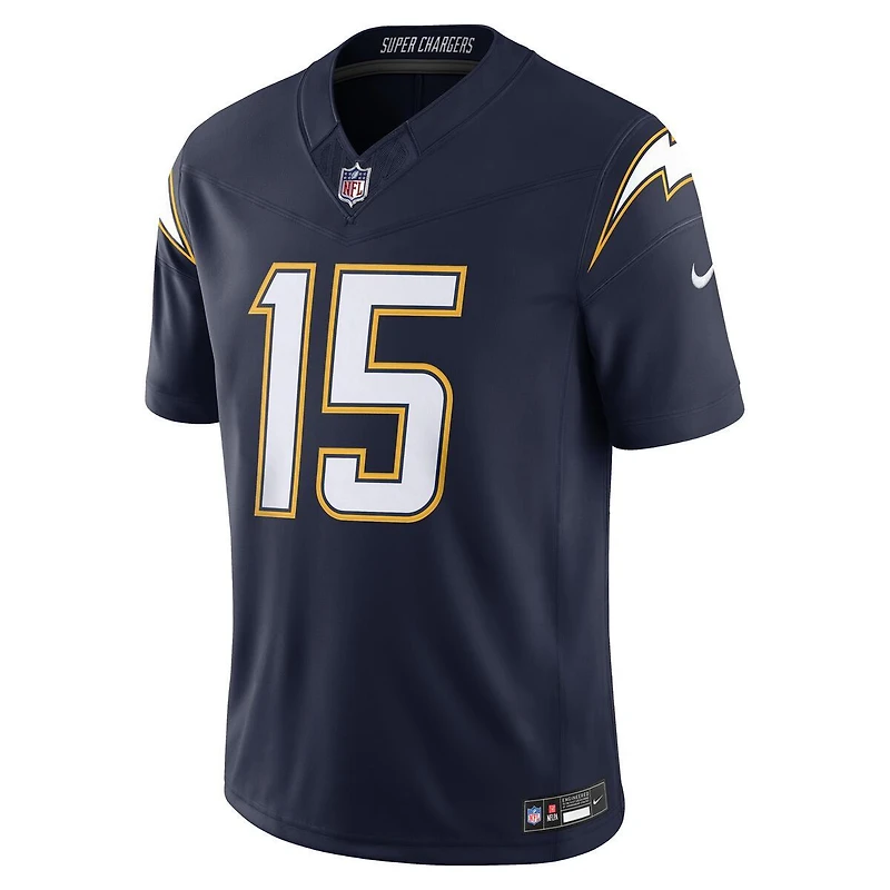 Los Angeles Chargers Ladd McConkey Navy Alternate Nike Vapor F.U.S.E Stitched Limited Jersey