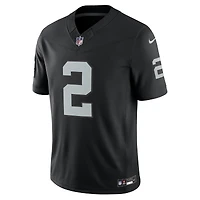 Las Vegas Raiders Ashton Jeanty Black Home Nike Vapor F.U.S.E Stitched Limited Jersey