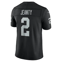 Las Vegas Raiders Ashton Jeanty Black Home Nike Vapor F.U.S.E Stitched Limited Jersey