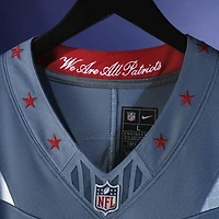 New England Patriots Drake Maye Storm Blue Rivalries Collection Nike Game Jersey