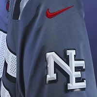 New England Patriots Drake Maye Storm Blue Rivalries Collection Nike Game Jersey