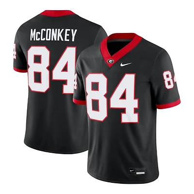 Georgia Bulldogs Ladd McConkey Black Nike Game NCAA Football Jersey