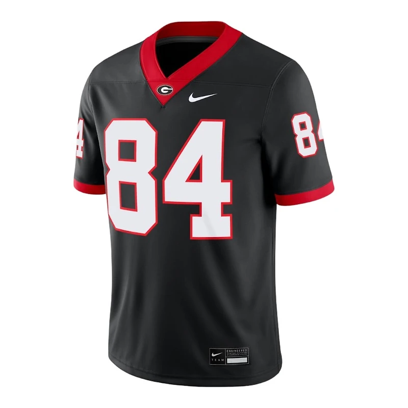 Georgia Bulldogs Ladd McConkey Black Nike Game NCAA Football Jersey