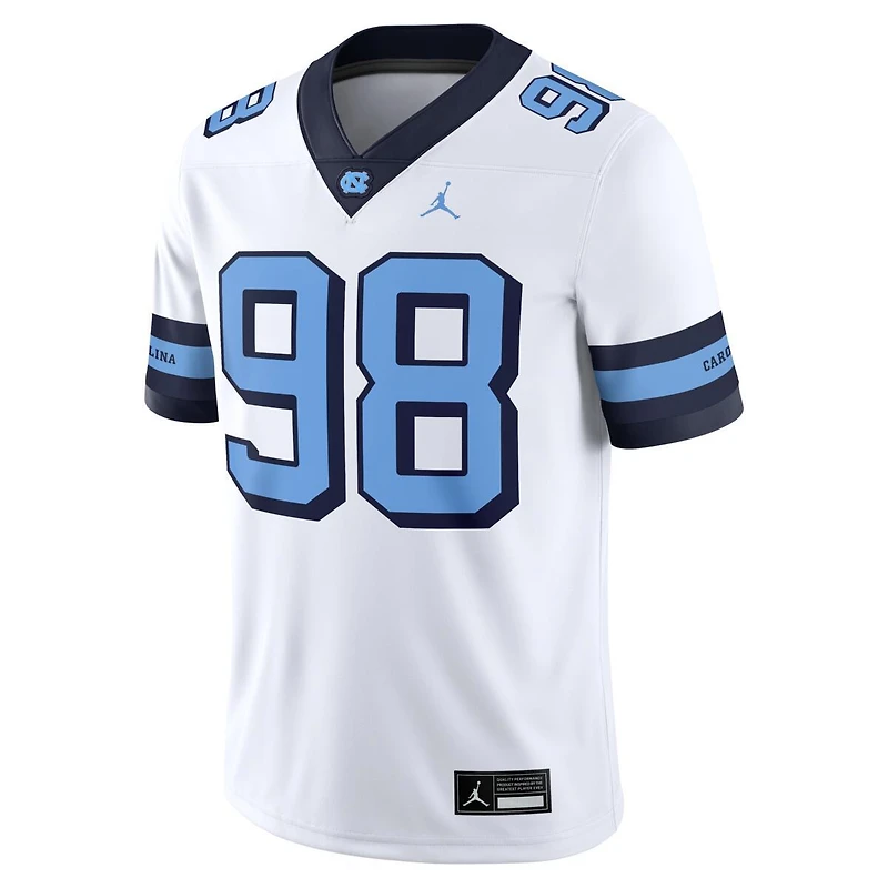 North Carolina Tar Heels Lawrence Taylor White Jordan Game NCAA Football Jersey