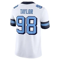 North Carolina Tar Heels Lawrence Taylor White Jordan Game NCAA Football Jersey