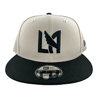 LAFC Chrome and Black New Era 9FIFTY Snapback Hat
