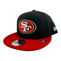 San Francisco 49ers Black and Red GameDay New Era 9FIFTY Snapback Hat