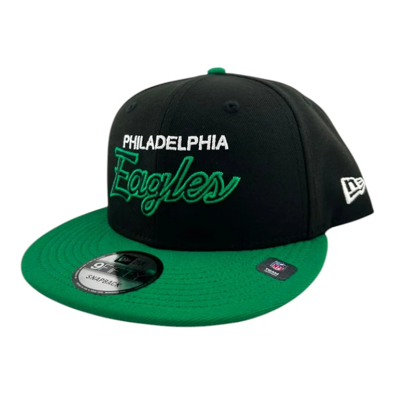 Philadelphia Eagles Black and Kelly Green GameDay New Era 9FIFTY Snapback Hat