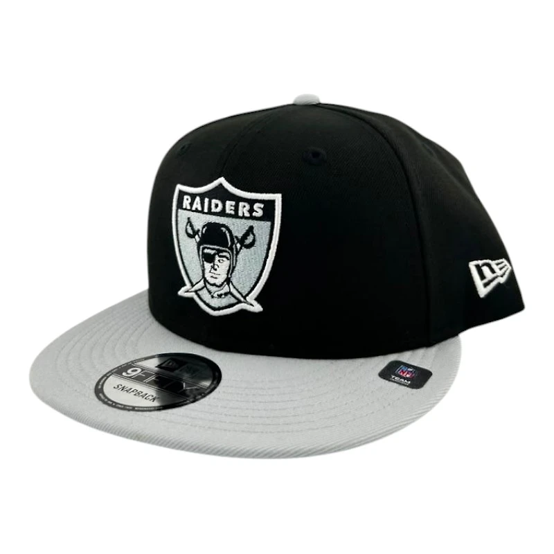 Las Vegas Raiders Black and Gray GameDay New Era 9FIFTY Snapback Hat