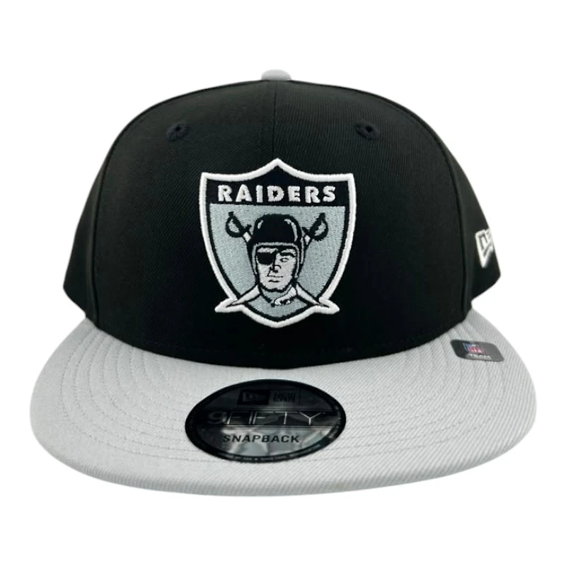 Las Vegas Raiders Black and Gray GameDay New Era 9FIFTY Snapback Hat