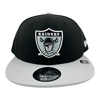 Las Vegas Raiders Black and Gray GameDay New Era 9FIFTY Snapback Hat