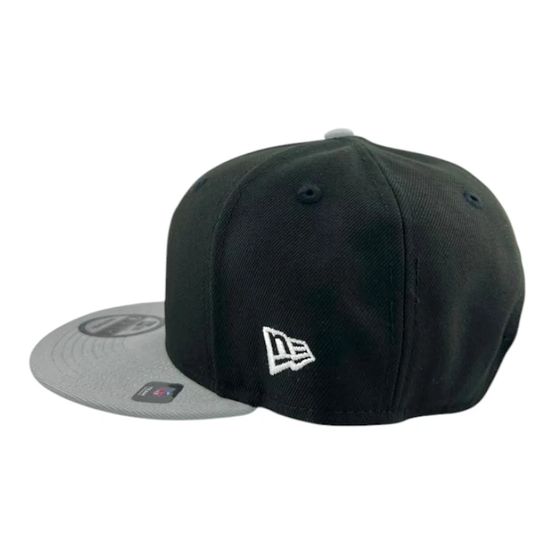 Las Vegas Raiders Black and Gray GameDay New Era 9FIFTY Snapback Hat