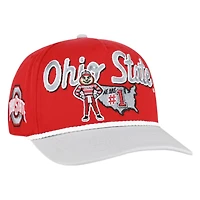 Ohio State Buckeyes Red Mascot Mania '47 Hitch Snapback Hat