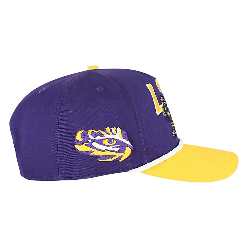 LSU Tigers Purple Mascot Mania '47 Hitch Snapback Hat