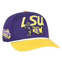 LSU Tigers Purple Mascot Mania '47 Hitch Snapback Hat