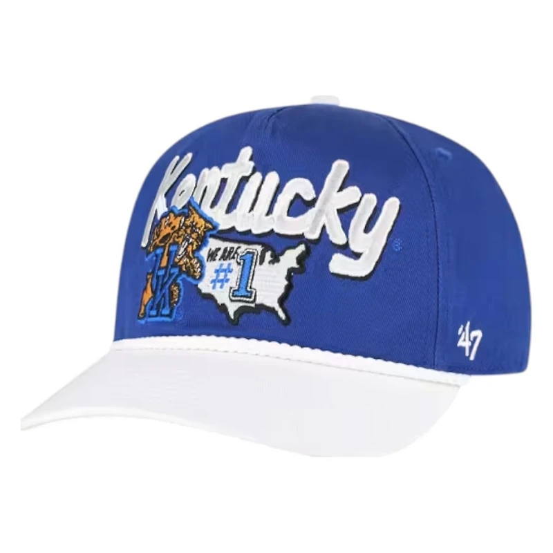 Kentucky Wildcats Royal Blue Mascot Mania '47 Hitch Snapback Hat