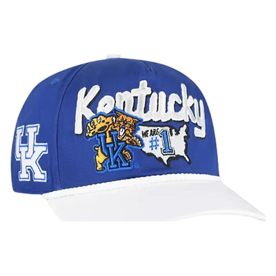 Kentucky Wildcats Royal Blue Mascot Mania '47 Hitch Snapback Hat