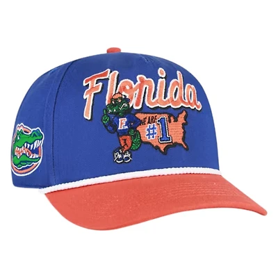 Florida Gators Royal Blue Mascot Mania '47 Hitch Snapback Hat