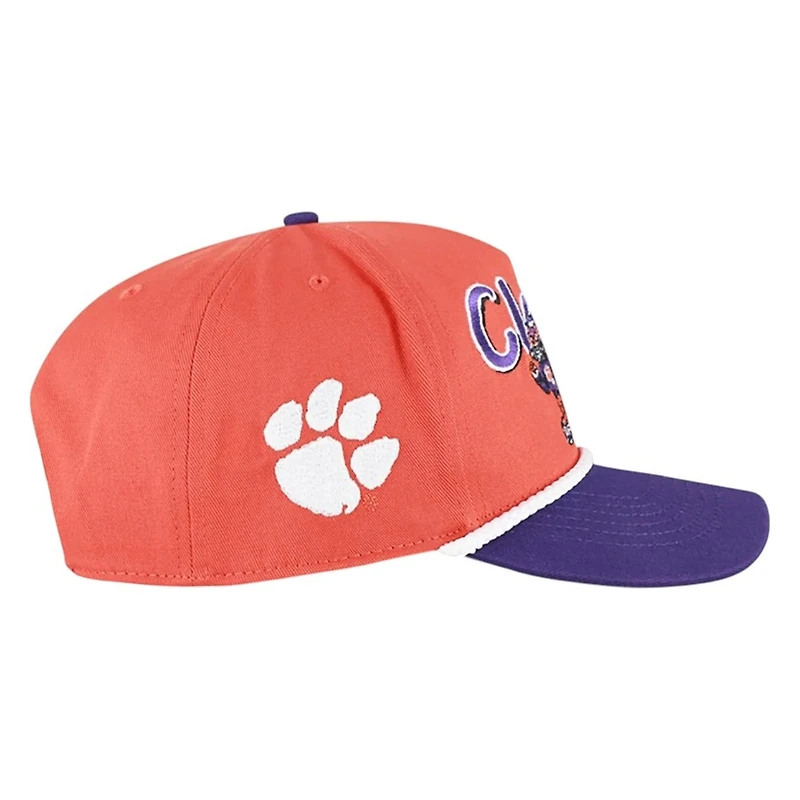 Clemson Tigers Orange Mascot Mania '47 Hitch Snapback Hat