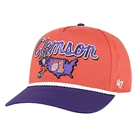 Clemson Tigers Orange Mascot Mania '47 Hitch Snapback Hat