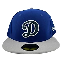 Los Angeles Dodgers Royal Blue and Gray Road Alternate New Era 59FIFTY Fitted Hat