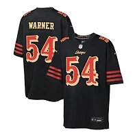 Youth San Francisco 49ers Fred Warner Black Rivalries Collection Nike Game Jersey