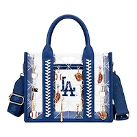 Los Angeles Dodgers Blue Stitch Fastball Clear Tote