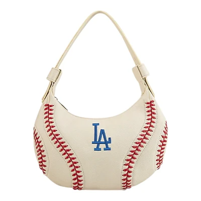 Los Angeles Dodgers Cream Curveball Sitch Hobo Bag