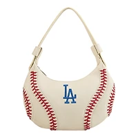 Los Angeles Dodgers Cream Curveball Sitch Hobo Bag