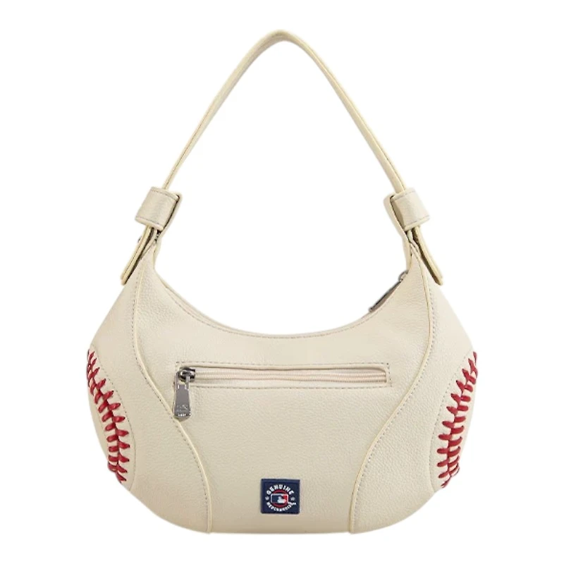 Los Angeles Dodgers Cream Curveball Sitch Hobo Bag